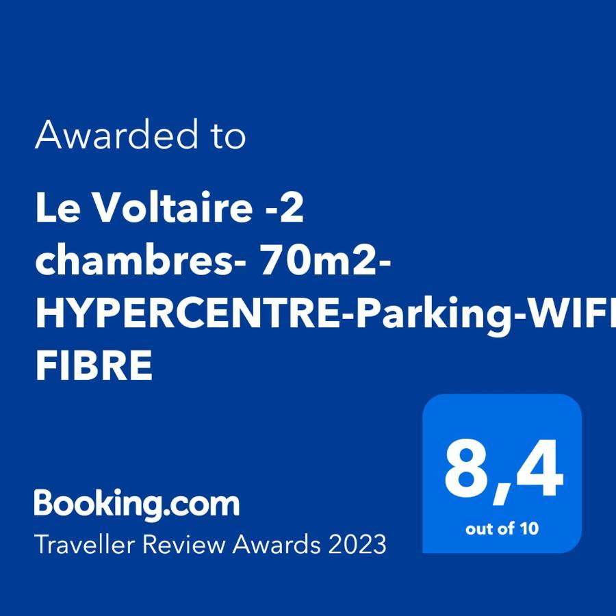 Le Voltaire -2 Chambres- 70M2- Hypercentre-Parking-Wifi Fibre Tarbes Eksteriør billede